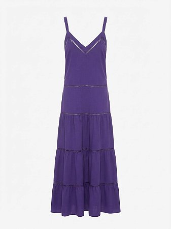 Vestido longo carbono Mixed - tam 44