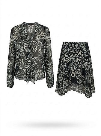 Conjunto animal print Animale - tam 36