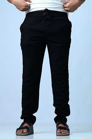 Calça Linho Preta