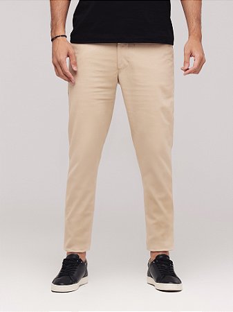 Calça Chino Bege