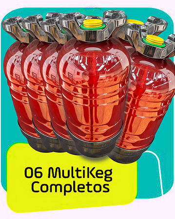 Kit Multkeg 06 Unidades 30L Completo