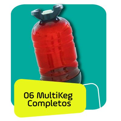 Kit Multkeg 06 Unidades 30L Completo