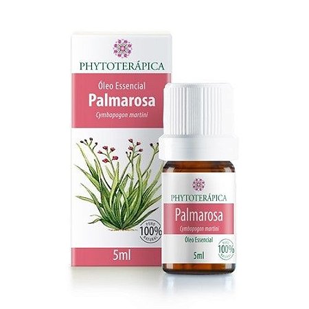 Óleo Essencial de Palmarosa 5ml - Phytoterápica