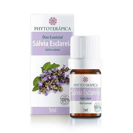 Óleo Essencial de Sálvia Esclareia 5ml - Phytoterápica