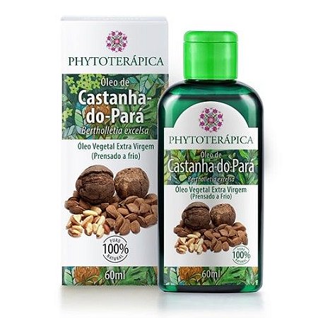 Óleo Vegetal de Castanha do Pará 60ml - Phytoterápica