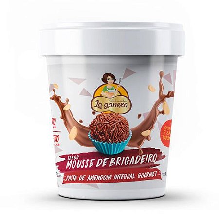 Pasta de Amendoim sabor Mousse de Brigadeiro 450g - La Ganexa