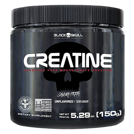 Creatine Caveira Preta - Black Skull