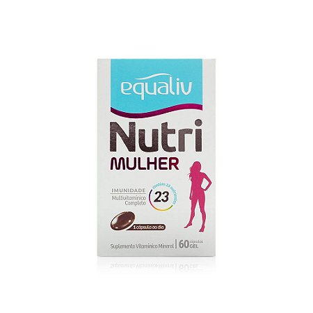 Nutri Mulher 60 cápsulas gel - Equaliv