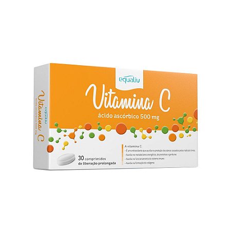 Vitamina C 500mg 30 comprimidos - Equaliv