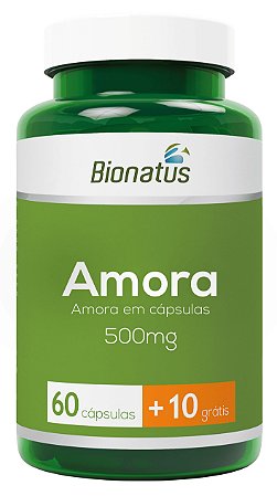 Amora 500mg 70 cápsulas - Bionatus