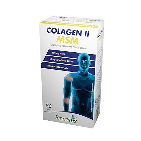 Colagen II MSM 60 cápsulas - Bionatus