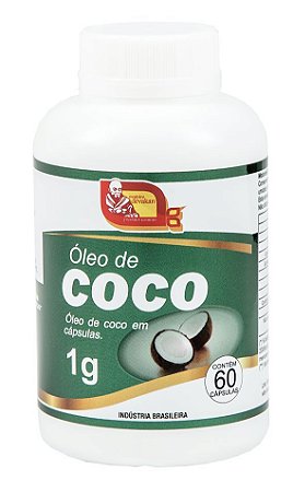 Óleo de Coco 60 cápsulas - Mosteiro Dévakan