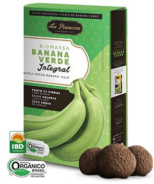 Biomassa de Banana Verde Orgânica Integral 250g - La Pianezza