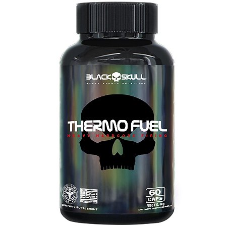 Thermo Fuel 60 cápsulas Caveira Preta - Black Skull