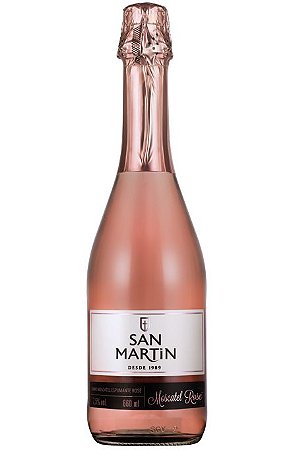 Espumante Moscatel Rosé San Martin 660ml - Panizzon