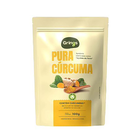 Cúrcuma Pura Açafrão da Terra 100g - Grings