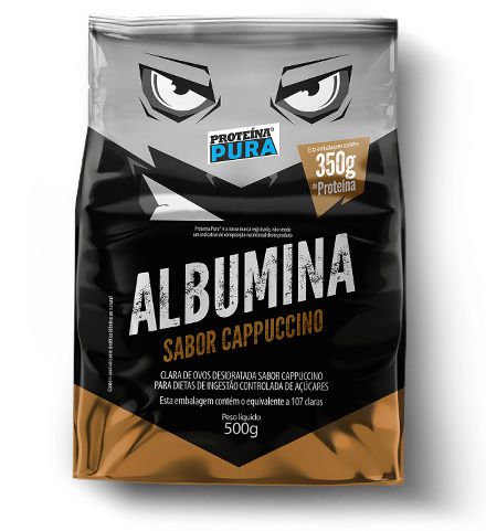 Albumina sabor Cappuccino 500g - Proteína Pura