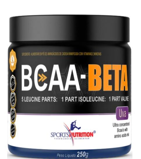 BCAA Beta 5:1:1 Uva 250g - Sports Nutrition