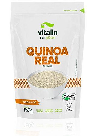 Farinha de Quinoa Real Integral Orgânica 150g - Vitalin