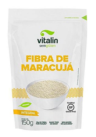 Farinha (Fibra) de Maracujá Integral 150g - Vitalin