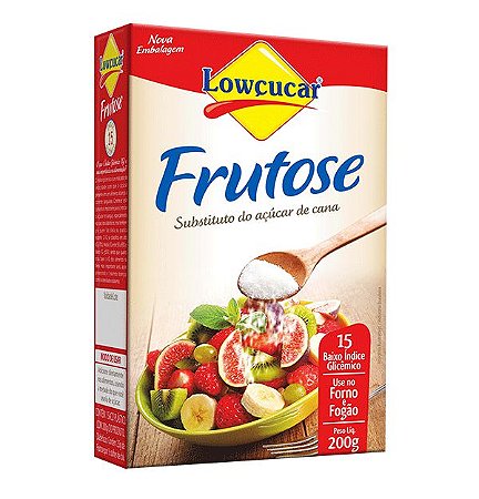 Frutose 200g - Lowçucar