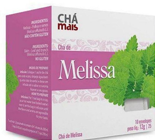 Chá de Melissa 10 sachês - Chá Mais