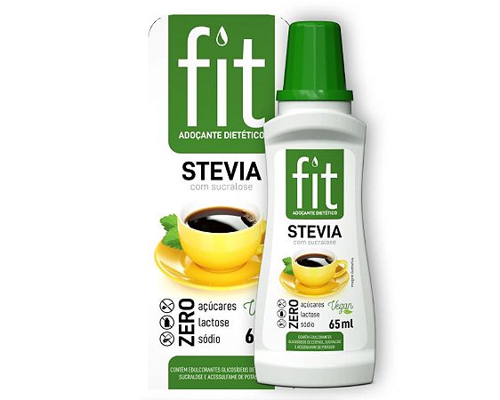 Adoçante Stévia com Sucralose em Gotas 65ml - Fit