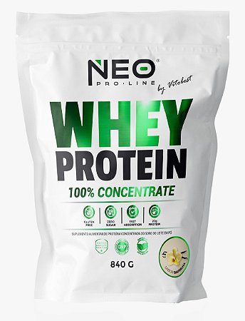 Whey Protein 100% Concentrate 840g - Neo Pro Line by Vitobest