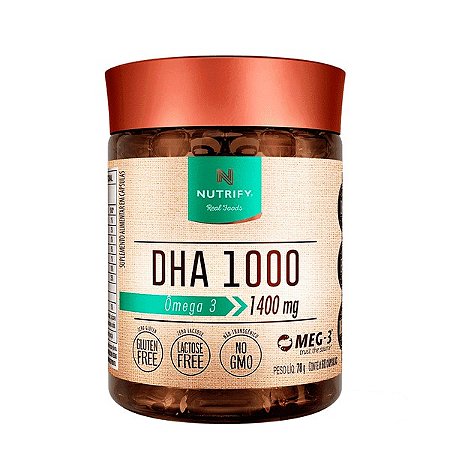 Ômega 3 DHA 1000 60 cápsulas - Nutrify