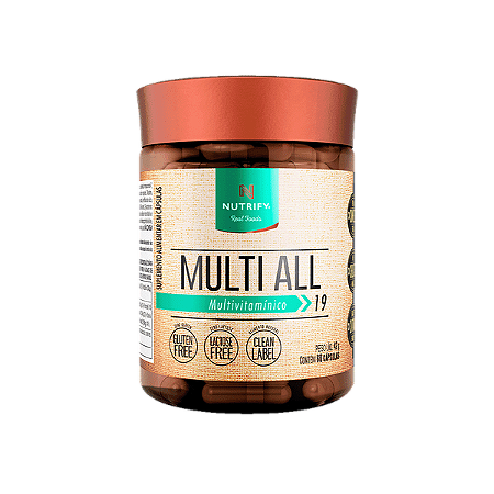 Multi All Multivitamínico 60 cápsulas - Nutrify