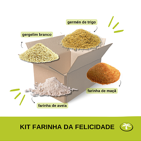 Kit Farinha da Felicidade - 4 itens