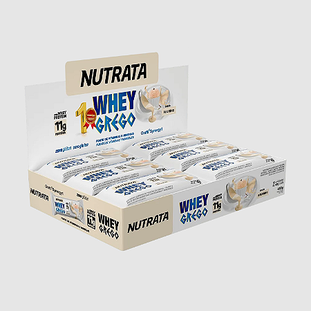 Barra de Proteína Whey Grego Bar 40g - Nutrata