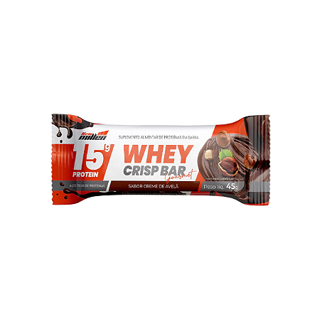 Barra de Proteína Whey Crisp Bar Gourmet 45g - New Millen