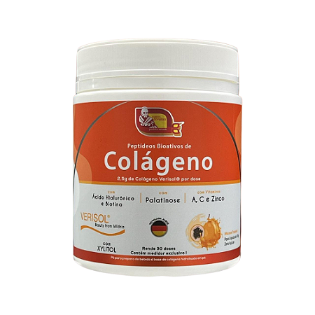 Colágeno Hidrolisado Verisol sabor Mousse Tropical 300g - Mosteiro Dévakan