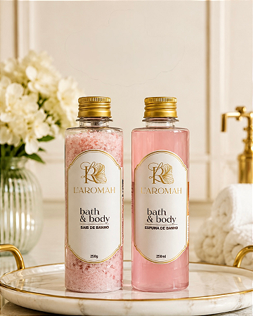 Kit refil de Sais de Banho & Espuma de banho 250ml