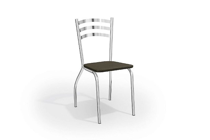 Par de Cadeiras Portugal - Ref. 2C007 - Estampa: 21 (Marrom) - Kappesberg