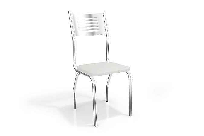 Par de Cadeiras Munique - Ref. 2C047 - Estampa: 106 (Branco) - Kappesberg