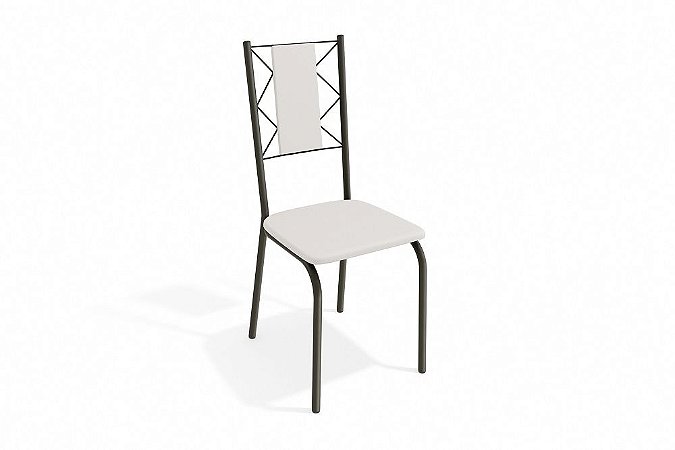 Par de Cadeiras Lisboa - Ref. 2C076 - Estampa: 106 (Branco) Bronze- Kappesberg