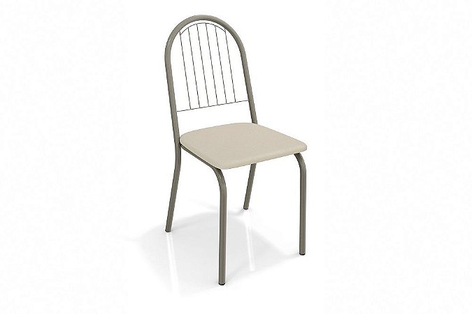 Par de Cadeiras Noruega - Ref. 2C077 - Estampa: 16 (Nude) Nikel - Kappesberg
