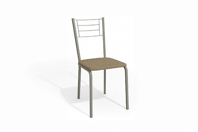 Par de Cadeiras Dubai - Ref. 2C111 - Estampa: 31 (Capuccino) Nikel - Kappesberg