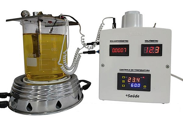 Kit Eletrólise Prata 99,9% - Uso Laboratorial