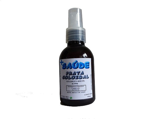 Prata Coloidal 20 Ppm Spray 100 Ml
