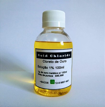 Cloreto De Ouro 100ml