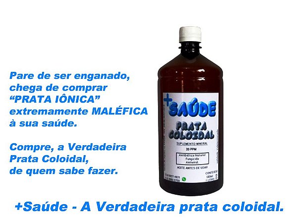 Prata Coloidal 20ppm