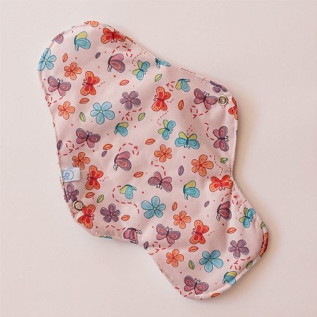 Absorvente Menstrual Grande - Borboletas
