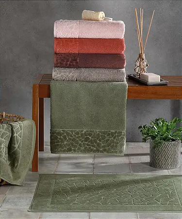 Toalha Banhão Döhler  Jacquard Confort 100% algodão 500 g/m²