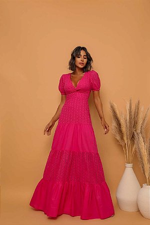 Vestido Longo Alma Rosa