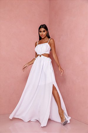 Vestido Longo Mila Branco