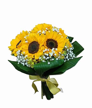 BOUQUET COMPACTO DE GIRASSOL