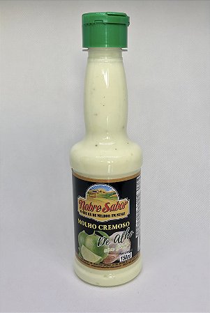 MOLHO CREMOSO DE ALHO COM LIMÃO